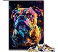 Puzzles 1000 pièces pour Adultes. Puzzles en Bois Galaxy Bulldog pour Adultes, pour Anniversaires, fêtes et Occasions spéciales (Taille 50x75cm).