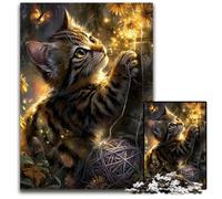 Puzzles 1000 pièces pour Adultes, Puzzles en Bois, Jeux éducatifs, avec Affiche et fiche de Questions-réponses, pour Les 14 Ans et Plus, 50x75cm