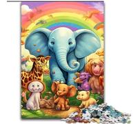 Puzzles 1000 pièces pour Adultes, Puzzles en Bois représentant Un Requin Mignon, Taille 50x75cm, pour Les Anniversaires et Les fêtes.