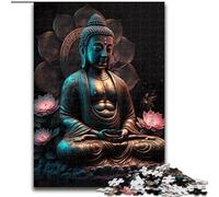 Puzzles 1000 pièces pour Adultes Puzzles en Carton Bouddha Loisirs créatifs en Famille, Parfaits pour Les Anniversaires et Les Vacances Taille 26x38cm
