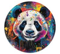 Puzzles 1000 pièces pour Adultes, Puzzles en Papier colorés, Panda, Niveau débutant, idéal pour Les Anniversaires et Les fêtes (67,5 x 67,5 cm)