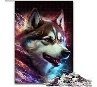 Puzzles 1000 pièces pour Adultes, Puzzles Fantasy Husky, Taille 50x75cm, pour Adolescents et Ados, idéal pour Un Anniversaire ou des Vacances.