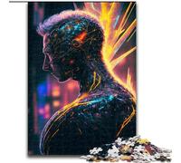 Puzzles 1000 pièces pour Adultes, Puzzles futuristes en Carton, Voyageur dans Le Temps, Divertissement Relaxant, Cadeau de Noël idéal et décoration d'intérieur, 1000 pièces(26x38cm)