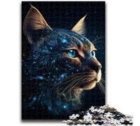 Puzzles 1000 pièces pour Adultes, Puzzles Galaxy Cats pour Adultes, Cadeaux d'anniversaire Uniques pour Les Enfants de 14 Ans et Plus (75x50cm)