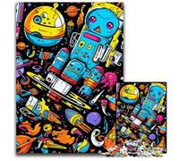 Puzzles 1000 pièces pour Adultes Puzzles Galaxy Planet pour Adultes Parfait pour Halloween, Noël, Cadeau d'anniversaire 26x38cm / 10,23x14,96 Pouces