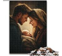 Puzzles 1000 pièces pour Adultes Puzzles Jésus pour Adultes 1000 pièces Un Casse-tête Stimulant pour Les Adolescents Parfait pour la décoration intérieure ou comme Cadeau (Taille 50x75cm)