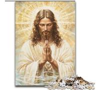 Puzzles 1000 pièces pour Adultes Puzzles Jésus pour Adultes 1000 pièces Un Casse-tête Stimulant pour Les Adolescents Parfait pour la décoration intérieure ou comme Cadeau (Taille 50x75cm)