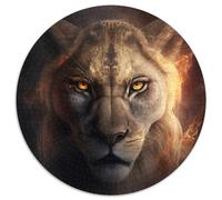 Puzzles 1000 pièces pour Adultes, Puzzles Lion Fantastique pour Adultes, Jeu interactif Familial, Cadeau Artisanal avec Illustrations colorées 67,5 x 67,5 cm