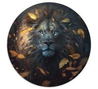 Puzzles 1000 pièces pour Adultes, Puzzles Lion Fantastique pour Adultes, Jeu interactif Familial, Cadeau Artisanal avec Illustrations colorées 67,5 x 67,5 cm