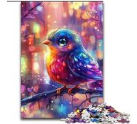 Puzzles 1000 pièces pour Adultes Puzzles Mignons moineaux en Carton Activité éducative pour Les compétences cognitives Amélioration des compétences cognitives Taille 26X38CM