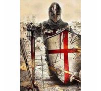 Puzzles 1000 pièces pour adultes - Puzzles - Oeuvre de jeu de puzzle de chevalier antique pour adultes Famille d'adolescents-26x38cm