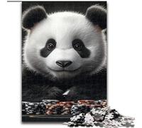 Puzzles 1000 pièces pour Adultes Puzzles Panda artistiques pour Adultes 50X75CM Idée Cadeau d'anniversaire, Jeu de réflexion Stimulant