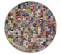 Puzzles 1000 pièces pour Adultes Puzzles Rock First Round Cadeau pour Hommes et Femmes, pour Tous Les Jours et Occasions spéciales (67,5x67,5cm)