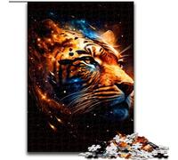 Puzzles 1000 pièces pour Adultes. Puzzles Tigre pour Adultes, 1000 pièces pour créer des Liens familiaux, Cadeau Unique pour Les fêtes et Les Anniversaires (Taille 26x38cm).