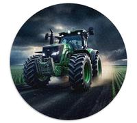 Puzzles 1000 pièces pour Adultes, Puzzles tracteurs colorés, Jeu interactif Familial, Cadeau Artisanal avec Illustrations colorées (67,5x67,5cm)