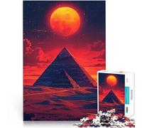 Puzzles 1000 pièces pour Adultes Pyramides égyptiennes pour Le Jeu éducatif Challenge Toy Interaction Parent-Enfant 52x38cm