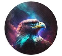 Puzzles 1000 pièces pour Adultes Pyramides égyptiennes Puzzles Ronds pour Jeu de réflexion 1000 pièces, Jeu Familial interactif, adapté aux 14 Ans et Plus 67,5 x 67,5 cm