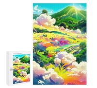 Puzzles 1000 pièces pour adultes Rainbow Fields of Dreams Puzzle Décoration murale, mais drôle et humoristique, Cadeaux d'anniversaire uniques 1000 pièces
