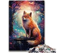 Puzzles 1000 pièces pour Adultes Renards Puzzles colorés pour Adolescents, Relax Games est Un pour Toute la Famille (75x50cm)