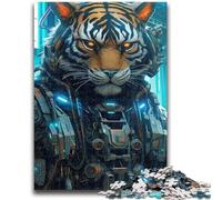 Puzzles 1000 pièces pour Adultes, Robot Tigre, 1000 pièces pour Adolescents, idéal pour Les soirées Jeux, Jouet coloré pour la Maison (75x50cm)