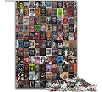 Puzzles 1000 pièces pour Adultes Rock First en Bois, activités Amusantes à la Maison, Cadeau d'anniversaire, Cadeaux de Voyage 50x75cm pour Jeu interactif en Famille