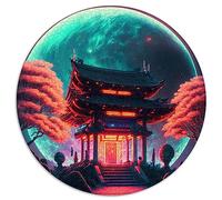 Puzzles 1000 pièces pour Adultes Sanctuaire Shinto Puzzles sphériques Puzzles en Carton 67,5x67,5 cm