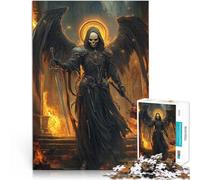 Puzzles 1000 pièces pour Adultes Santa Muerte Difficile à réaliser mais Amusant et Humoristique Jeu de défi Unique 50x70cm