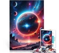 Puzzles 1000 pièces pour Adultes Scène de Science-Fiction Epic Planet Jeux Amusants est idéal comme Cadeau pour Toute la Famille 38x26cm