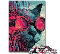 Puzzles 1000 pièces pour Adultes, Sculpture mystérieuse, Art du séjour, Tuer Le Temps avec des pièces entièrement emboîtables de Formes aléatoires 50x75cm