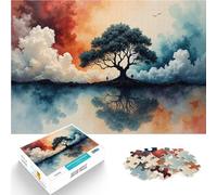 Puzzles 1000 pièces pour Adultes Solitaire Difficile à réaliser mais Amusant et Humoristique Collection d'artistes, Beaux-Arts 52x38cm