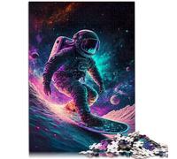 Puzzles 1000 pièces pour Adultes Space Surfer Puzzle éducatif 26x38cm Anti-Stress Staycation Tue Le Temps pour Adolescent 14+