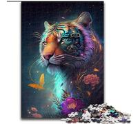 Puzzles 1000 pièces pour Adultes Spirit Tiger Puzzles pour Adultes Taille 50x75cm Casse-tête DIY Stimulant, Jeu Familial Parfait ou Cadeau décoratif