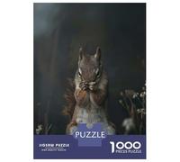 Puzzles 1000 Pièces pour Adultes Squirrel Hiding in The Woods Adolescents Puzzles Jeux De Détente Cadeaux pour Femmes Cadeaux pour Amis Et Famille 70x50cm/1000pcs