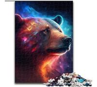 Puzzles 1000 pièces pour Adultes Star Bear Puzzles Difficiles pour Adultes Taille 26x38cm Soirée de Jeux en Famille Amusante, œuvres d'art décoratives à Faire soi-même