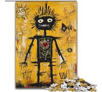 Puzzles 1000 pièces pour Adultes Style Basquiat, Jeu intellectuel en Forme d'éléphant, Cadeau d'anniversaire, décoration Murale pour Les 14 Ans et Plus (Taille 50x75cm)