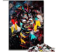 Puzzles 1000 pièces pour Adultes, Style Basquiat, pour Les Plus de 14 Ans, Jeu éducatif, défi, Cadeau d'anniversaire (Taille 50x75cm)