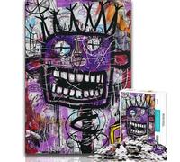 Puzzles 1000 pièces pour Adultes Style Basquiat, Puzzles pour Enfants et Adolescents, Jouets de Jeu, Chaque pièce est Unique - Jeu Familial Stimulant et Amusant (Taille 38x26cm)