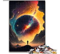 Puzzles 1000 pièces pour adultes Sunset Fantasy en bois,parfaits pour s'amuser en famille lors des anniversaires et de Noël 50x75cm,pour la décoration intérieure,l'entraînement cérébral et les cadeaux