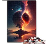 Puzzles 1000 pièces pour Adultes Sunset Fantasy Puzzles Taille 50x75cm Jeu Familial interactif, défi cérébral, Jouet éducatif