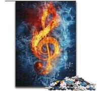 Puzzles 1000 pièces pour Adultes, Symboles musicaux, Jeu Stimulant, idéal comme Cadeau pour Toute la Famille (Taille 26x38cm)