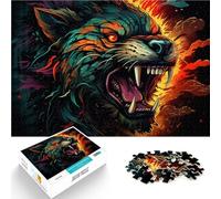 Puzzles 1000 pièces pour Adultes Symphony of Dire Wolf Puzzle éducatif Jeu Familial 26x38cm Anti-Stress Staycation Tuer Le Temps