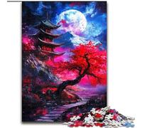 Puzzles 1000 pièces pour Adultes, Temples Japonais, Jeux intellectuels, Cadeaux de Noël et d'anniversaire (Taille 50x75cm)