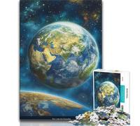 Puzzles 1000 pièces pour Adultes Terre Magique, Stimulez Votre Cerveau, Jouets addictifs pour cultiver la Patience, Collection Artistes, Beaux-Arts (75x50cm)
