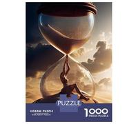 Puzzles 1000 Pièces pour Adultes Timeless Future in Desert Adolescents Puzzles Jeux De Détente Cadeaux pour Femmes Cadeaux pour Amis Et Famille 52x38cm/1000pcs