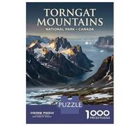 Puzzles 1000 Pièces pour Adultes Torngat Mountains National Park, Canada Puzzle À Monter Soi-même, Un Jeu Amusant Et Humoristique, Idéal comme Cadeau pour Toute La Famille 70x50cm/1000pcs