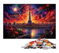 Puzzles 1000 pièces pour Adultes Tour de Tokyo et Centre-Ville au Japon Puzzle Jeu Pratique Idéal pour Les Adolescents de 14 Ans et Plus 1000 pièces (75 x 50 cm)