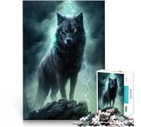 Puzzles 1000 pièces pour Adultes Univers Animalier Jeux Amusants en Famille de Loups 26x38 cm avec Affiche Assortie et Feuille de Questions pour Les 14 Ans et Plus