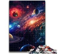 Puzzles 1000 pièces pour Adultes Univers coloré Puzzles pour Adultes, Apprentissage éducatif pour est idéal comme Cadeau pour Toute la Famille (26x38cm)