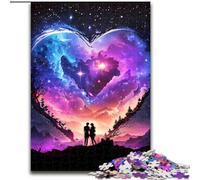 Puzzles 1000 pièces pour Adultes Univers des mariés Puzzles en Bois Taille 50x75cm Parfait pour Les Cadeaux d'anniversaire, de Noël et d'halloween