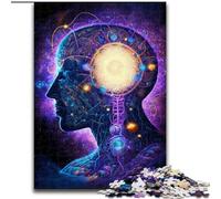 Puzzles 1000 pièces pour Adultes Univers ésotérique Zen en Bois, Cadeau Amusant et activité pour la Maison 50x75cm pour Anniversaires, fêtes et Occasions spéciales